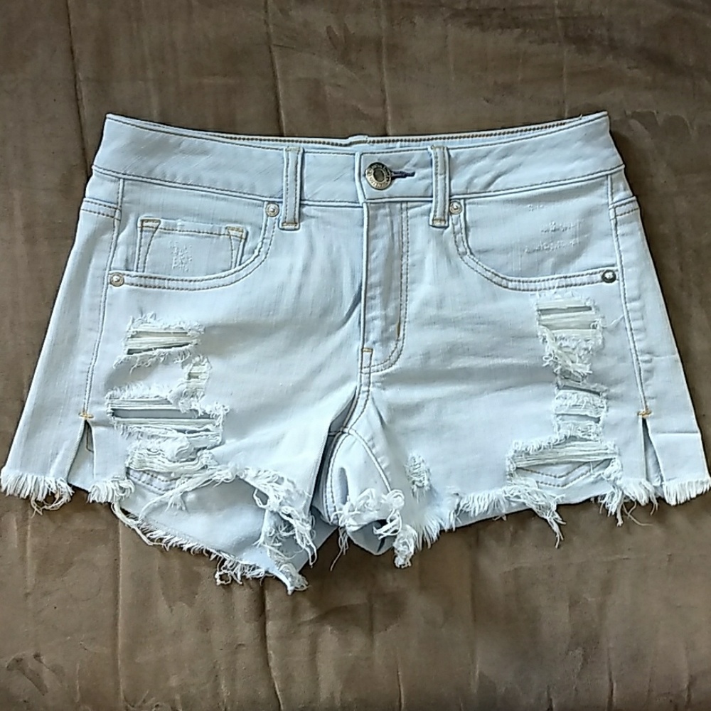 American Eagle sz 6 super super stretch jean short